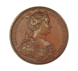 1731 Queen Caroline Laudatory Medal 41mm - By Dassier