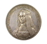 c.1800 Elizabeth of York 39mm Silver Medal - By Loos