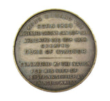 1936 Edward VIII Abdication 35mm Medal - By Gaunt