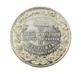 1844 Visit Of Louis Philippe Of France To Victoria 38mm Medal