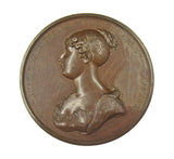 1817 Death Of Princess Charlotte 51mm Medal - By Wyon