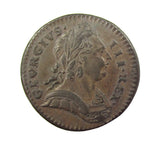 George III 1773 Farthing - GVF