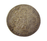 George I 1728 Sixpence - Good Fine