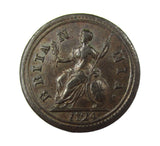 George I 1724 Farthing - EF