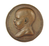 France 1811 Birth Of Napoleon II 40mm Medal - By Andrieu