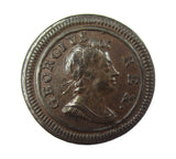 George I 1719 Farthing - NGC AU53BN