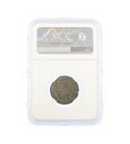 Charles II 1684 Tin Farthing - NGC UNC