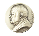 1965 Death Of Winston Churchill 50mm Silver Medal - By Lowental