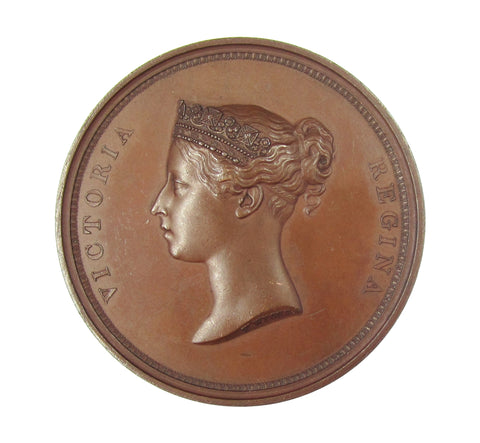 1837 Victoria Visit To The Guildhall 55mm Medal - By Wyon