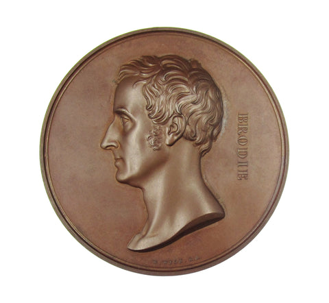 1841 Sir Benjamin Brodie 73mm Medal - By Wyon