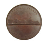 1854 Crystal Palace 'Paxton' 64mm Bronze Medal - By Wyon