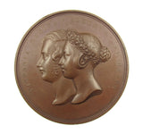 1842 Victoria Visit To Scotland 89mm Bronze Medal - By Wyon