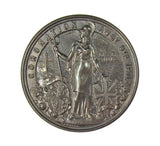 1902 Edward VII Coronation 38mm Silver Medal - By Restall