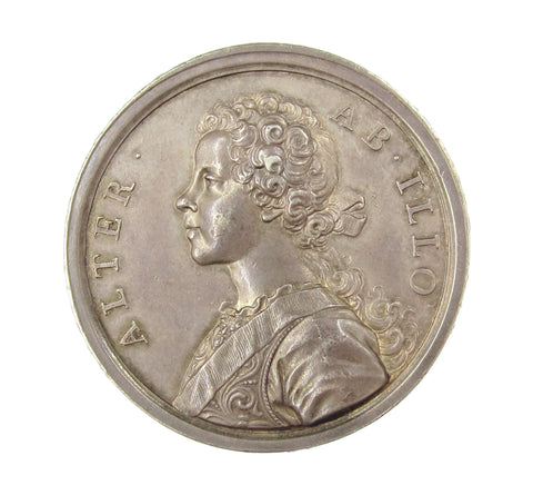 1731 Prince Charles Legitimacy Of Jacobite Succession 41mm Silver Medal