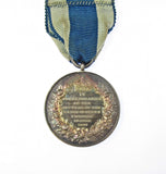 1897 Victoria Diamond Jubilee Silver Medal On Ribbon By Emptmeyer - Cased