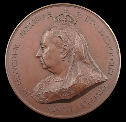 1897 Diamond Jubilee of Victoria 76mm Bronze Medal - By Bowcher