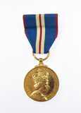 2002 Elizabeth II Golden Jubilee Medal On Ribbon - Boxed