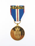 2002 Elizabeth II Golden Jubilee Medal On Ribbon - Boxed