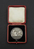 1838 Coronation Of Victoria Official 36mm Silver Medal - By Pistrucci