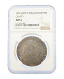 William & Mary 1692 Crown - NGC AU55