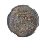 Victoria 1865 Shilling - NGC MS63