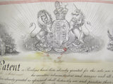 1856 Victoria Original Wax Seal Of The Realm