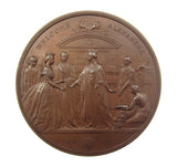 1863 Alexandra Of Denmark Entry Into London 77mm Medal - By Wyon