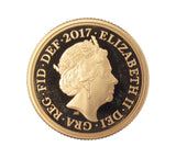 Elizabeth II 2017 Gold Proof Piedfort Sovereign - FDC