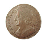 Charles II 1673 Halfpenny - GVF