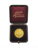 1899 Birmingham Chrysanthemum Society 32mm Gold Medal