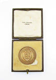 Jersey Victoria College 38mm Gold Prize Medal