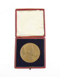 1902 Edward VII Coronation 55mm Bronze Medal - Cased