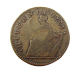 Ireland 1723/2 Woods Hibernia Halfpenny - Fine