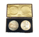 1828 Institution Of Civil Engineers Telford Cliche Medal Pair - By Wyon