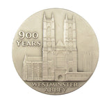 1965 Westminster Abbey Anniversary 57mm Silver Medal - Cased