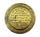 1862 International Exhibition London 37mm WM Medal - In Brass Case